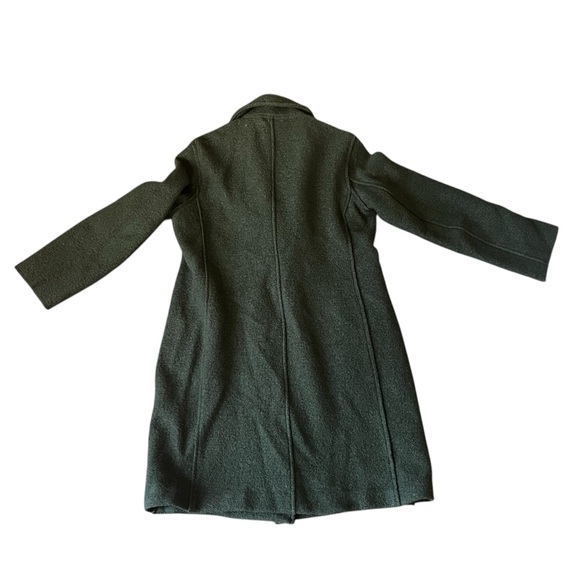 NWT J.Crew Daphne Topcoat in Green Italian Boiled Wool size 00 - Picture 9 of 12